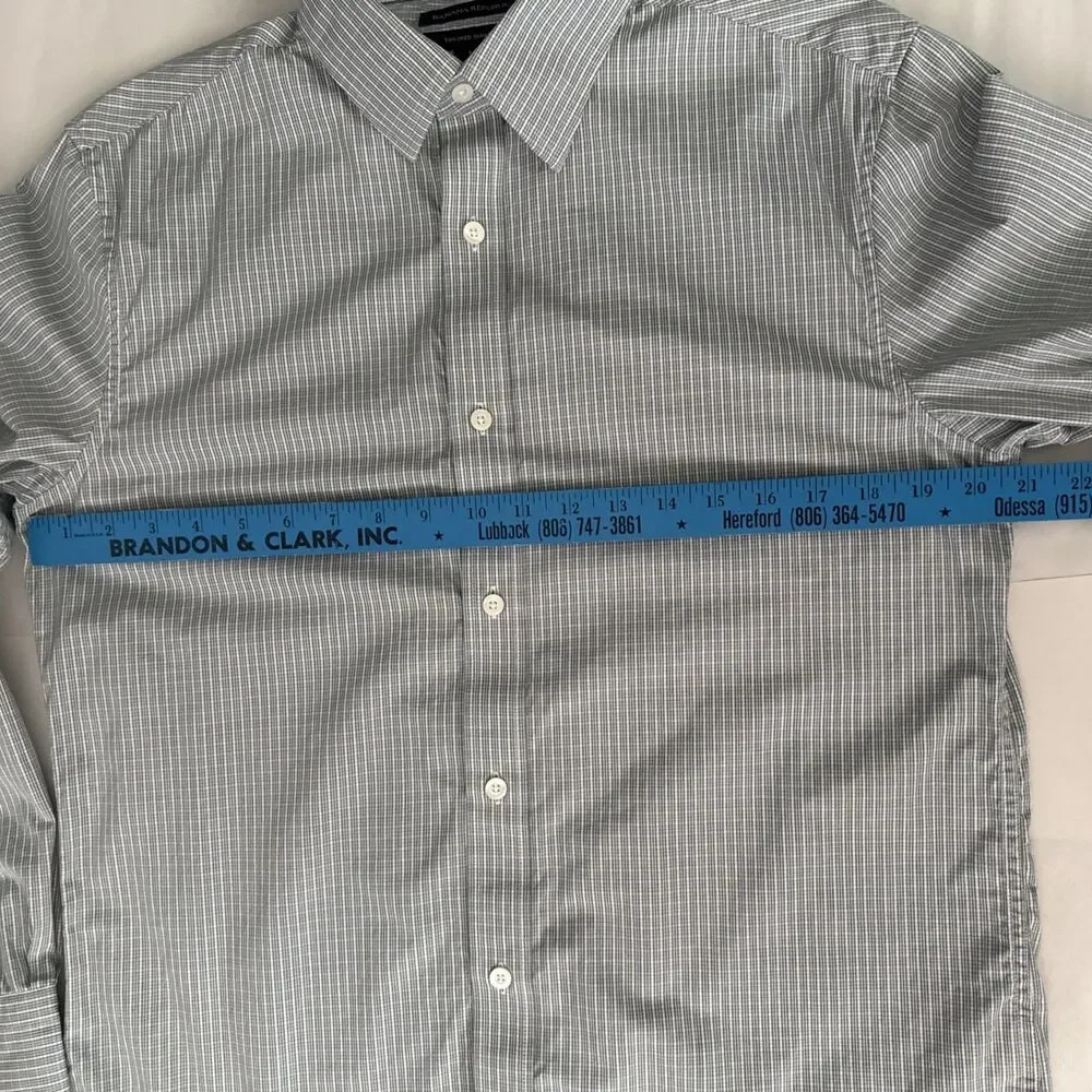 Banana Republic Premium Poplin Dress Shirt with Cutaway Collar Men's Size Medium